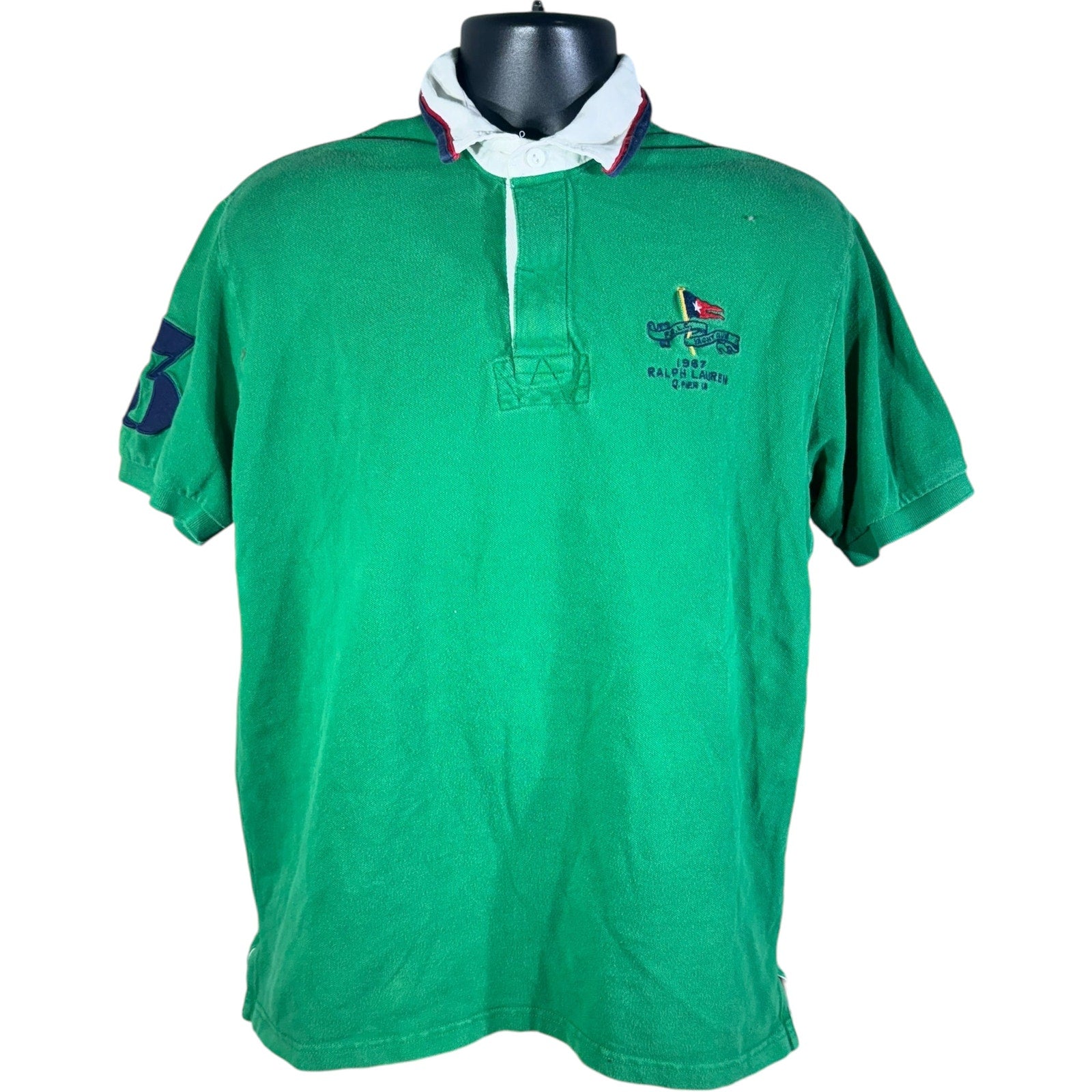 Vintage Polo Ralph Lauren Short Sleeve Rugby Polo