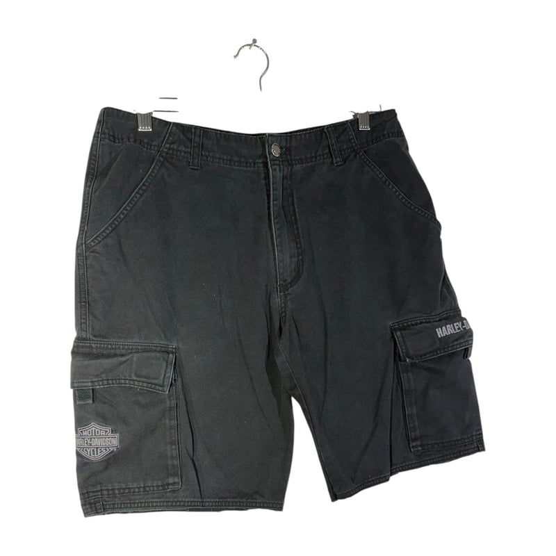 Vintage Harley Davidson Motorcycles Cargo Shorts 33