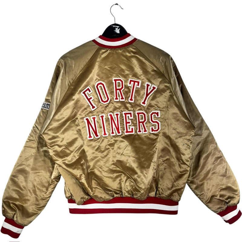 Vintage Chalk Line San Francisco 49ers Satin Bomber Jacket