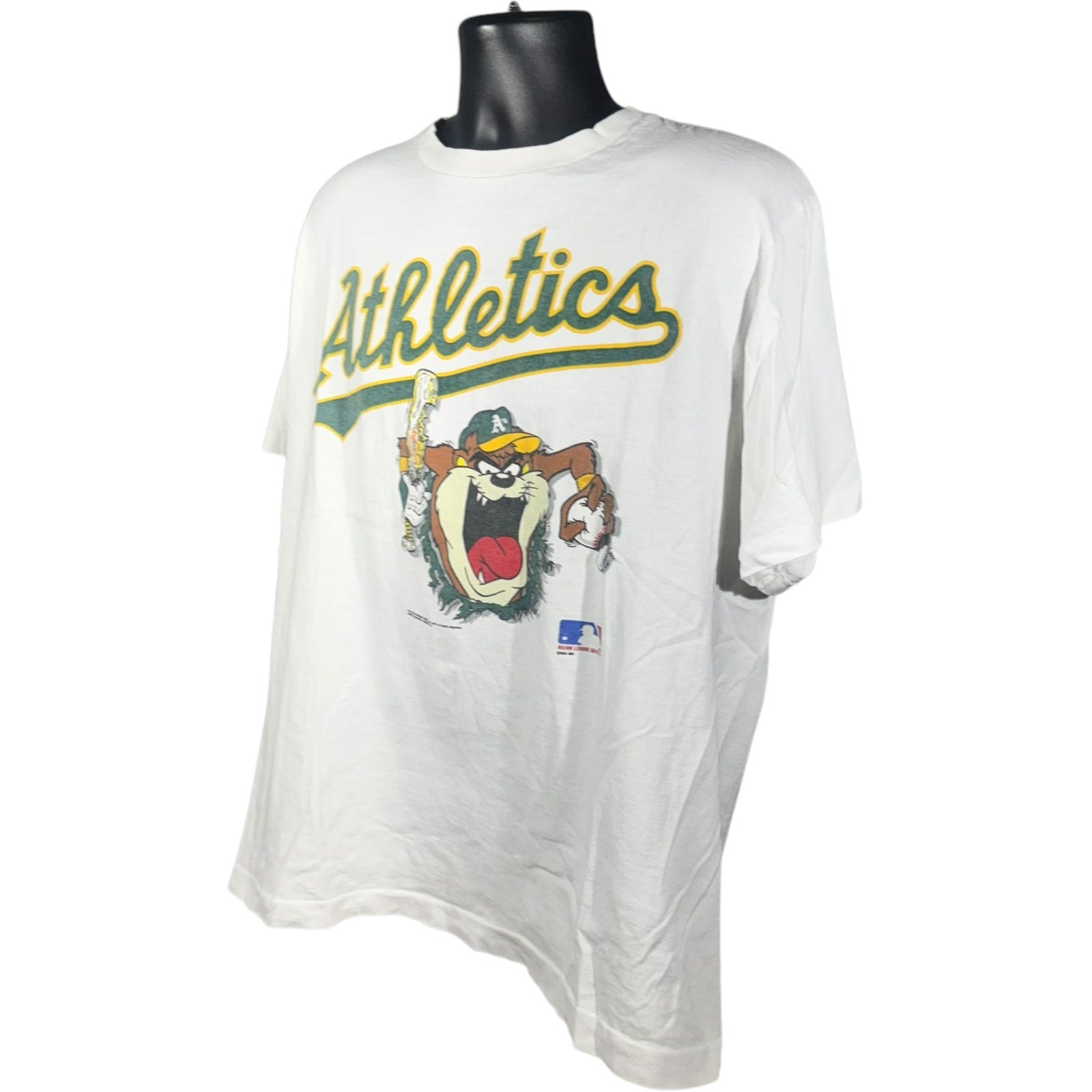 Vintage Oakland Athletics Looney Tunes Taz MLB Tee