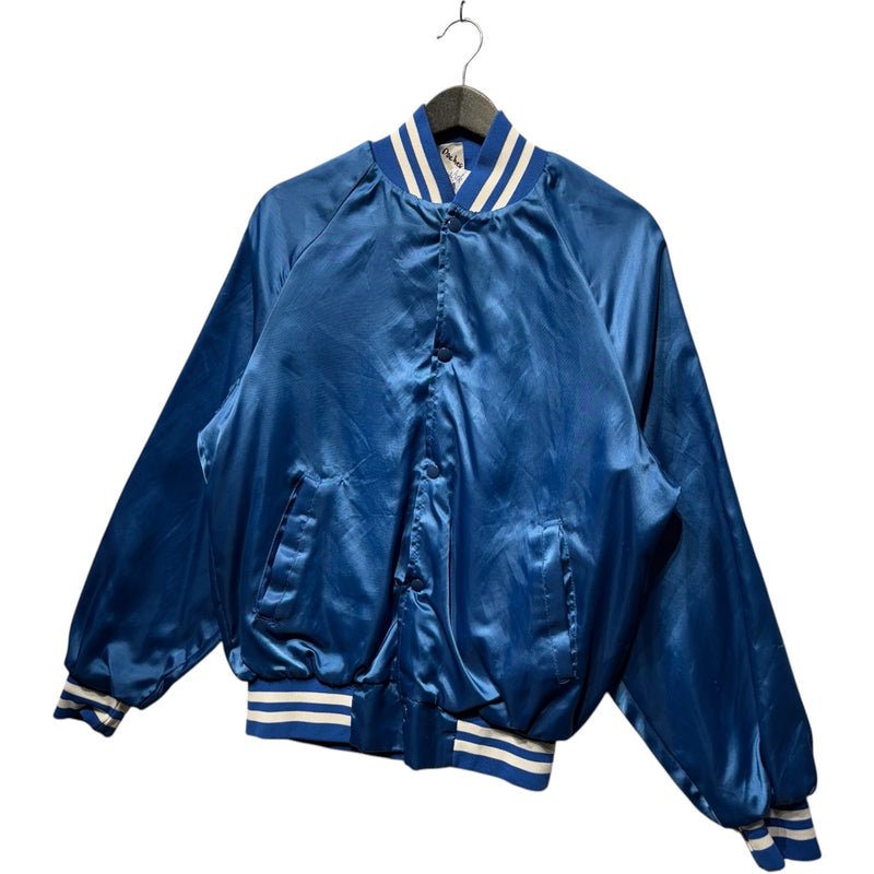 Vintage Longmont Grizzlies Wrestling Spellout Satin Bomber Jacket