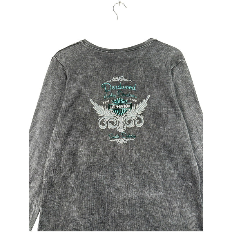 Vintage Women's Harley Davidson Deadwood SD Long Sleeve