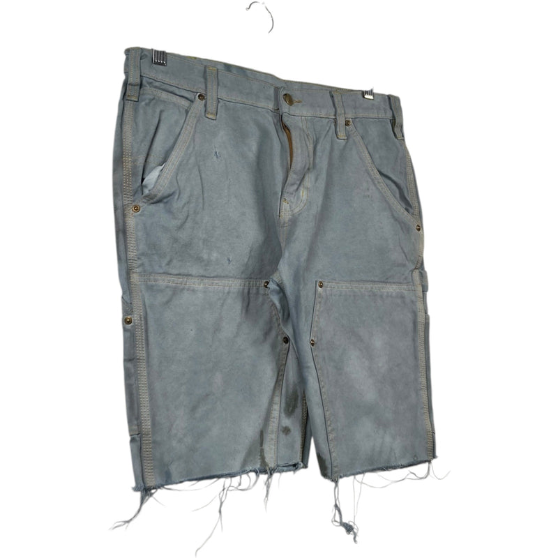 Vintage Carhartt Raw Hem Relaxed Carpenter Shorts 34