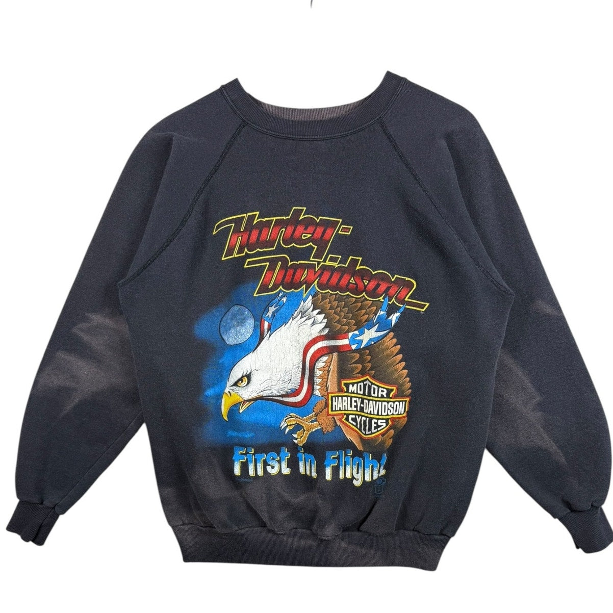 Vintage Harley Davidson Earl Small First In Flight Crewneck