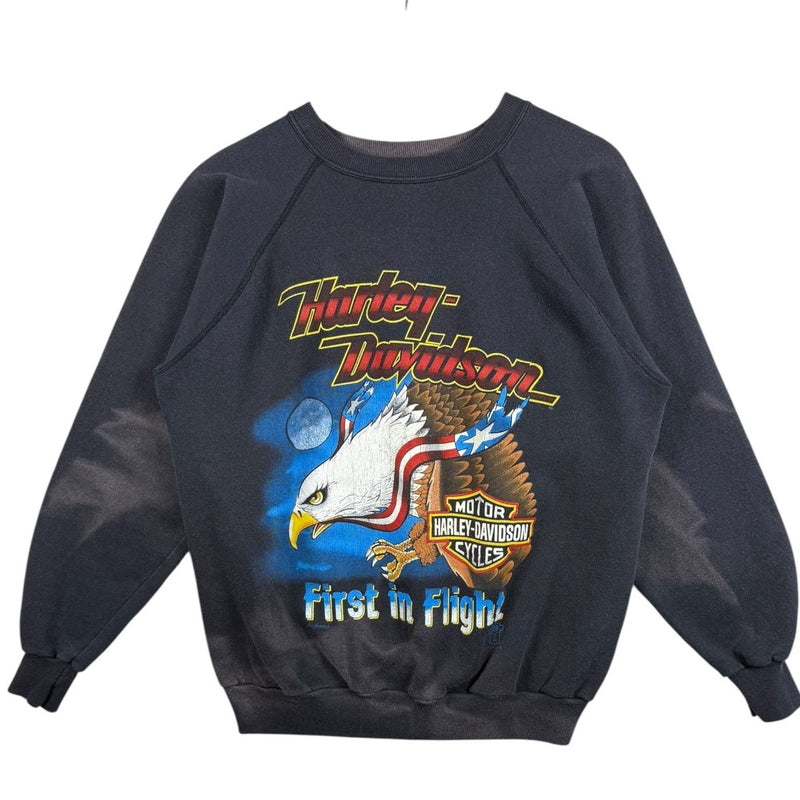 Vintage Harley Davidson Earl Small First In Flight Crewneck