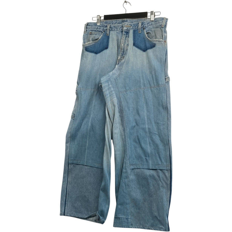 Vintage Cut & Sew Dickies Denim Carpenter Pants 34 x 30
