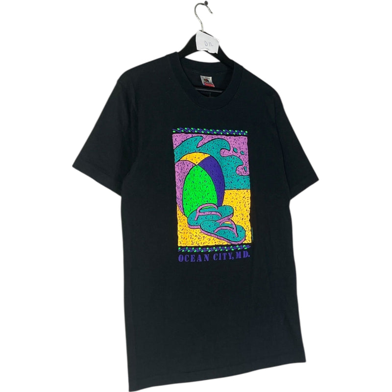 Vintage Ocean City Maryland Neon Beach T-Shirt