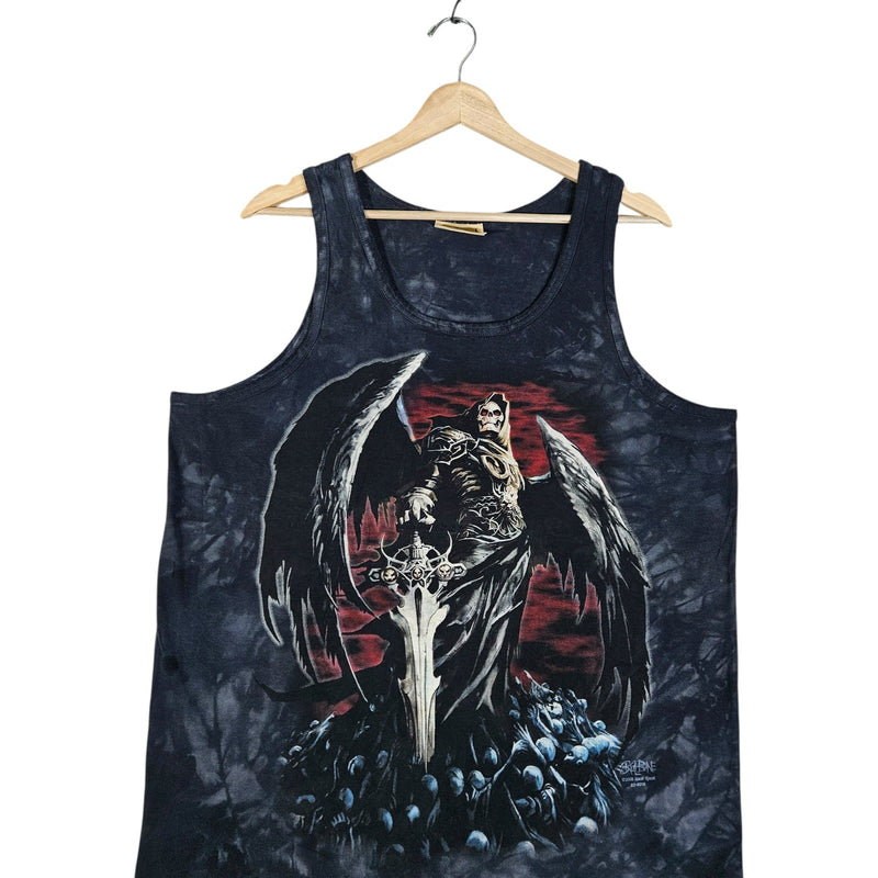 Vintage Winged Grim Reaper Tank Top