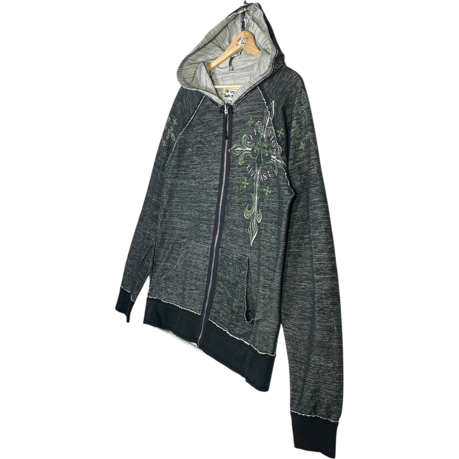 Vintage Affliction Live Fast Bomber Jacket