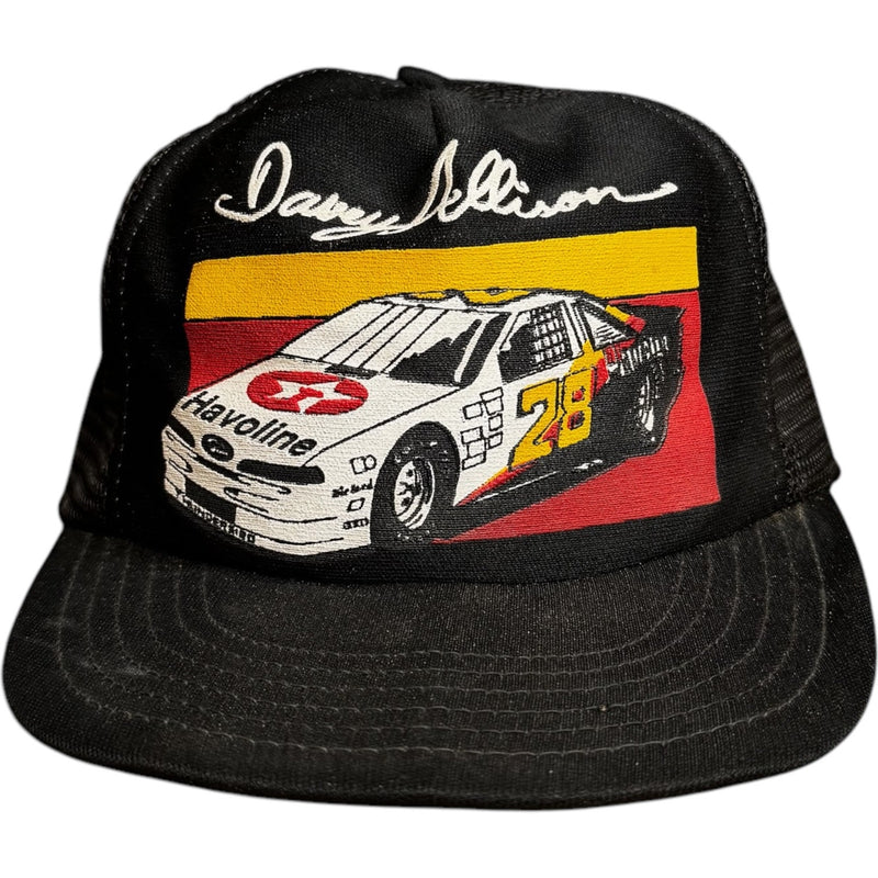 Vintage Davey Allison Snapback Trucker Hat