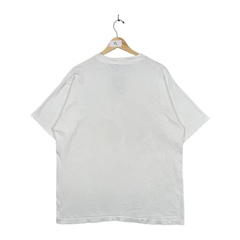 Vintage Garfield Cartoon Clothesline Graphic T-Shirt