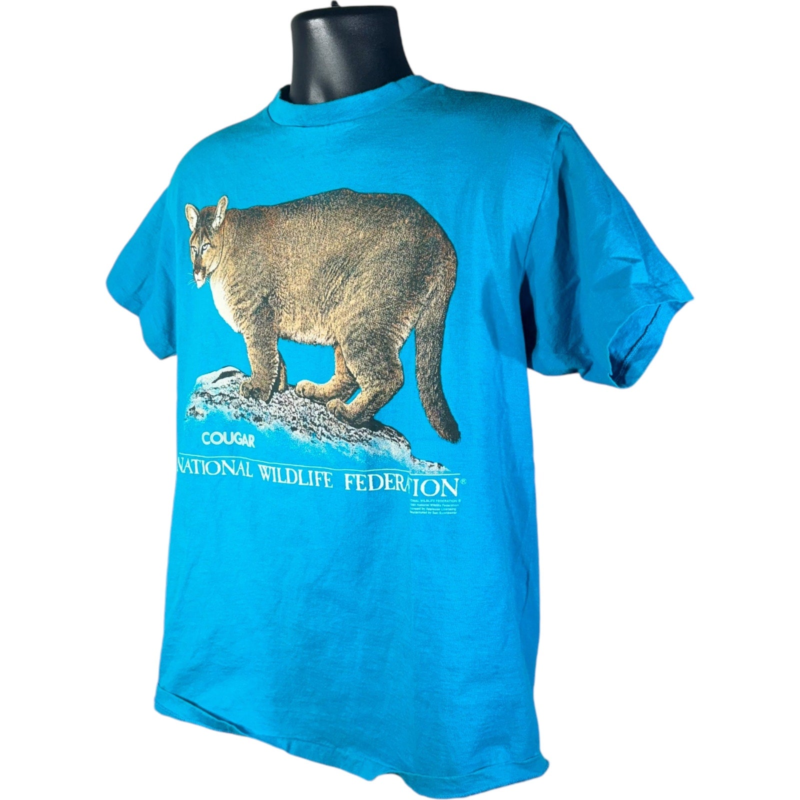 Vintage National Wildlife Federation Cougar Nature Tee 90s