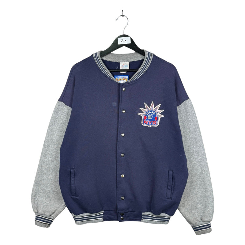 Vintage Majestic New York Rangers NHL Varsity Jacket