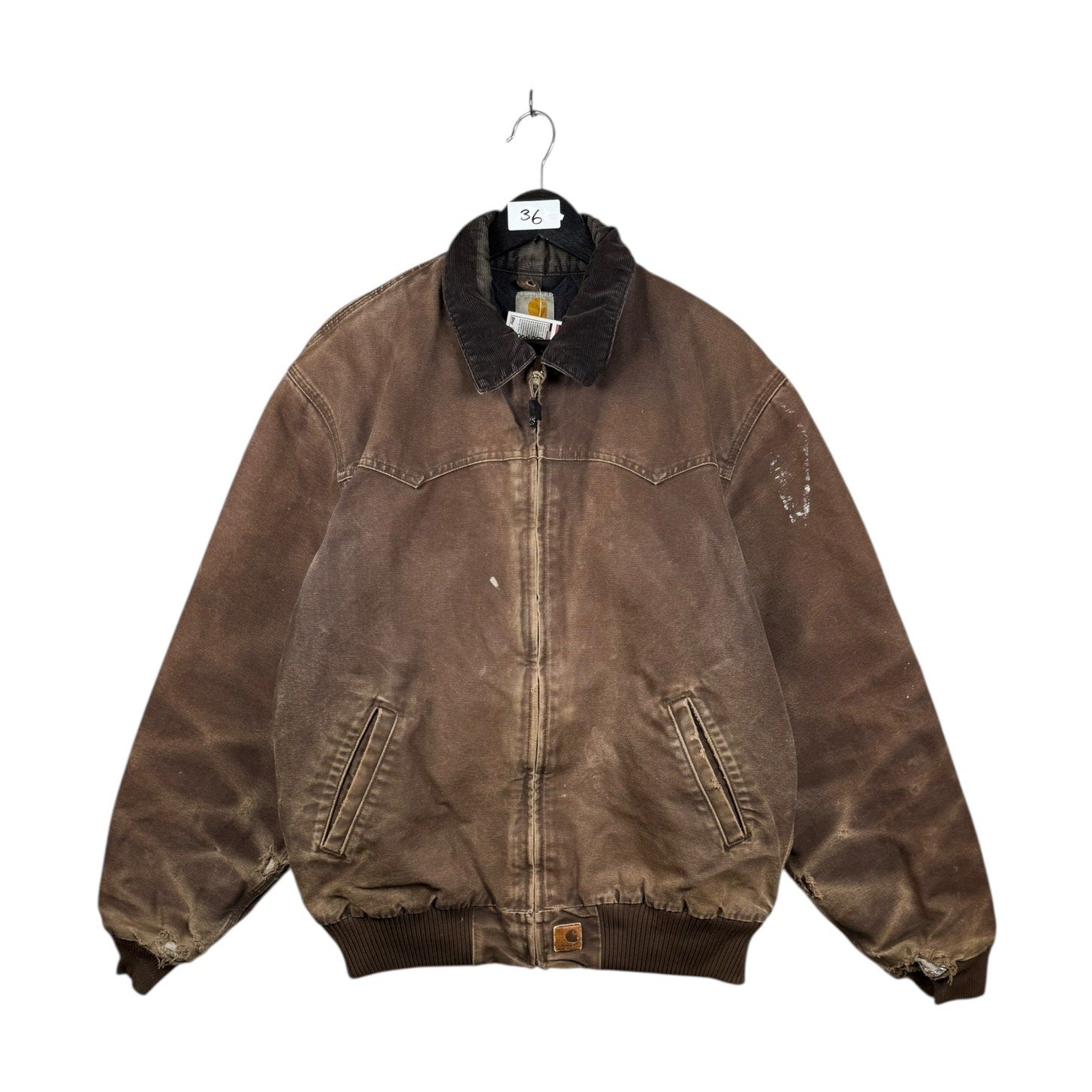 Vintage Carhartt Canvas Full Zip Workwear Jacket