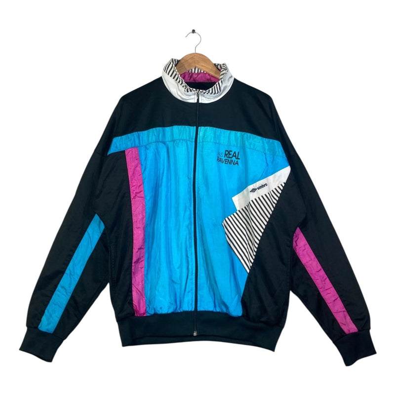 Vintage Umbro AS Real Ravenna Colorblock Windbreaker