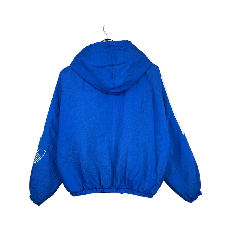 Vintage Adidas Trefoil Hooded Full Zip Windbreaker