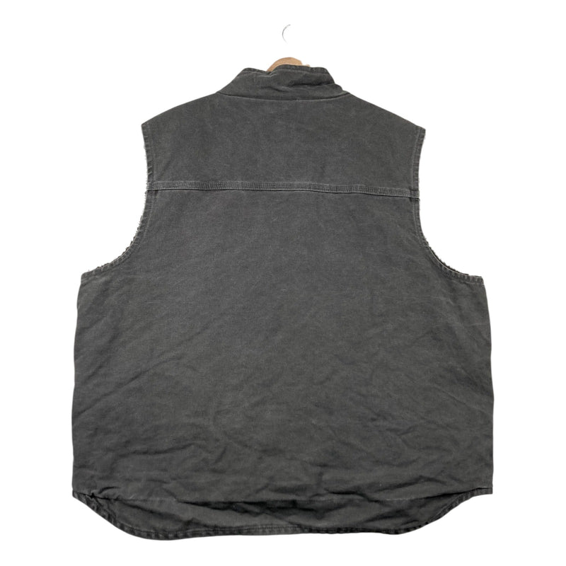 Vintage Carhartt Sherpa Lined Full Zip Vest