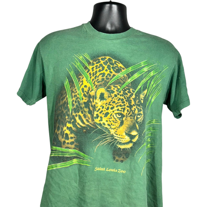 Vintage St. Louis Zoo Leopard Nature Tee 90's