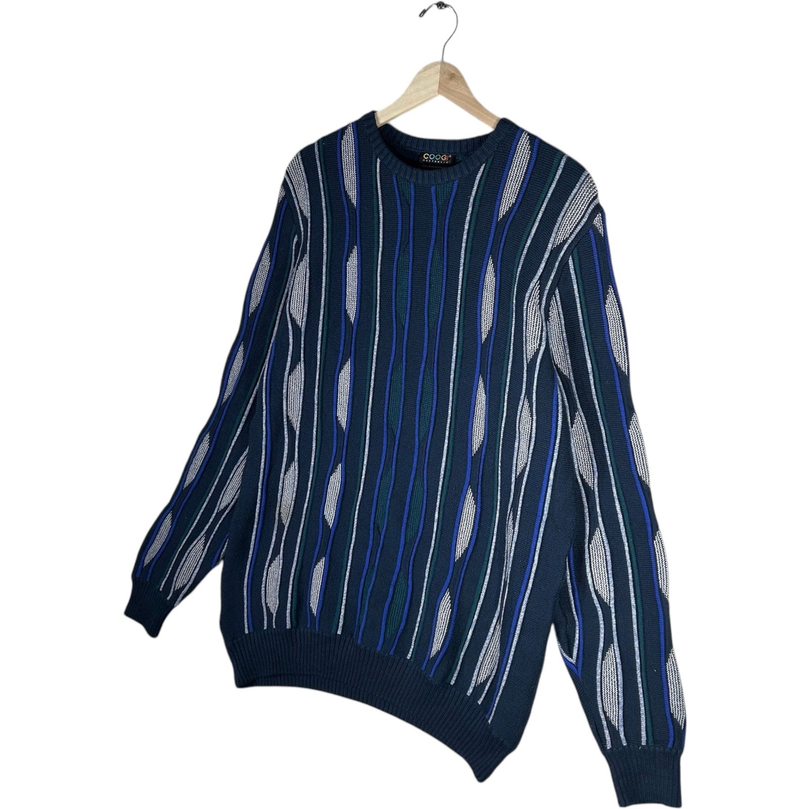 Vintage Coogi Wool 3D Knit Sweater