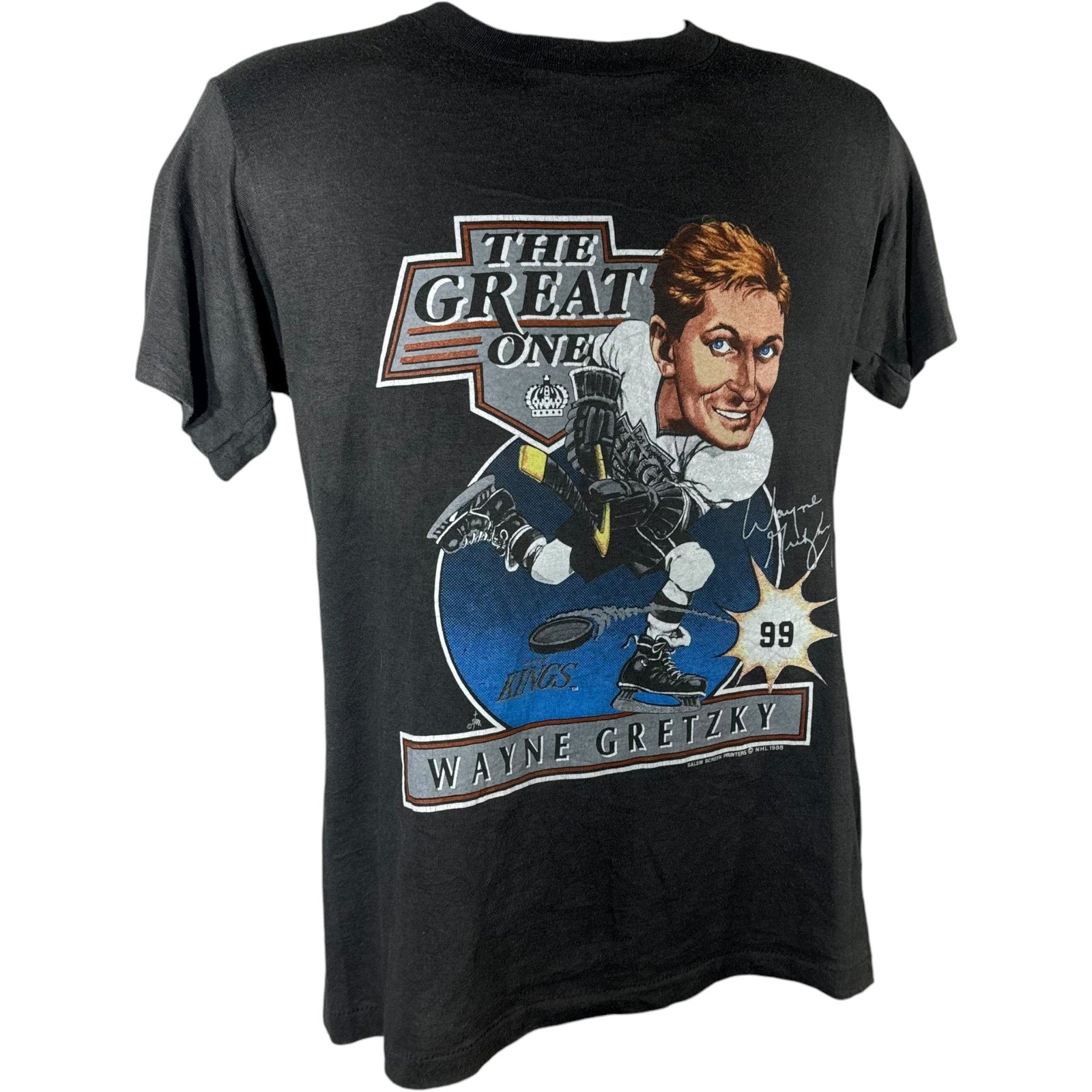 Vintage LA Kings Wayne Gretzky "The Great One" Tee 80s