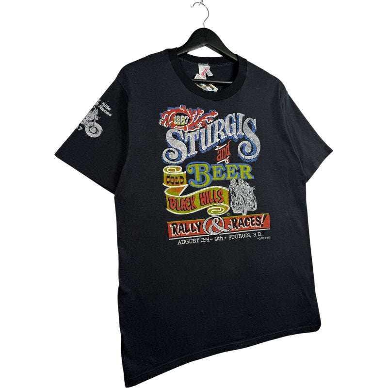 Vintage Sturgis Black Hills Rally & Races T-Shirt 80s