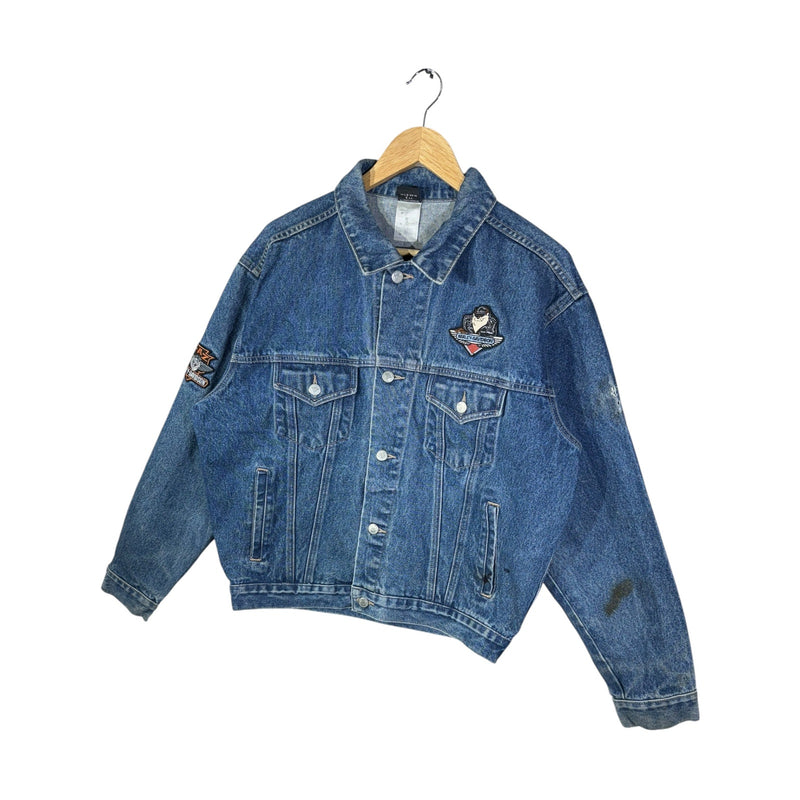 Vintage Harley-Davidson Looney Tunes Taz Denim Jacket