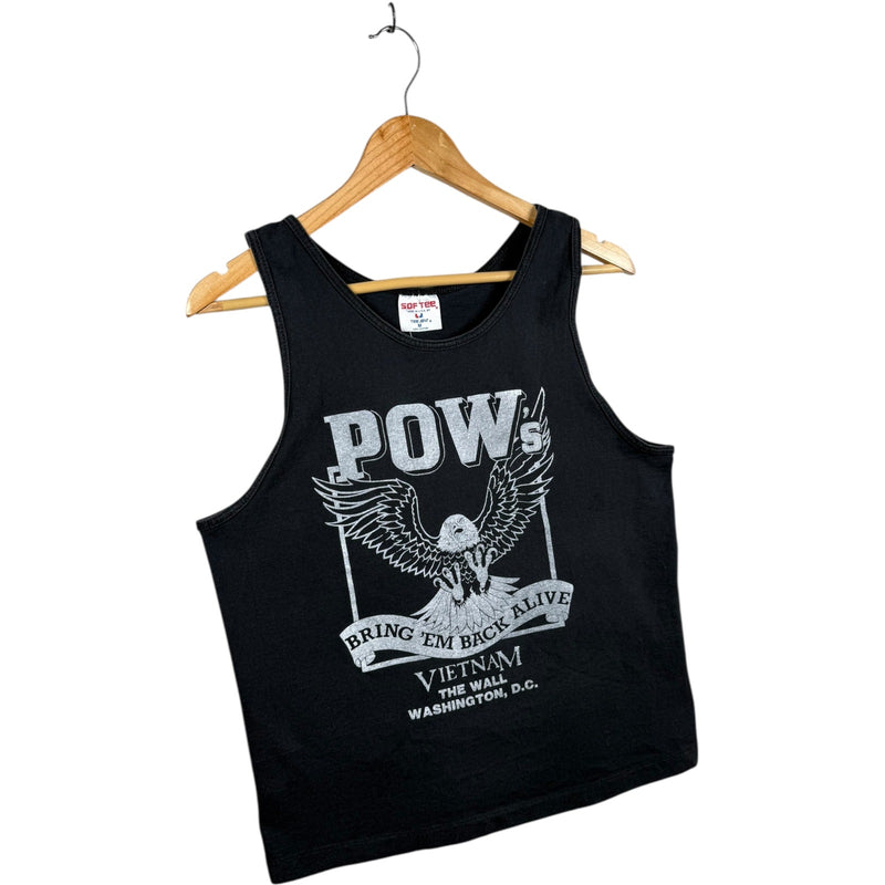 Vintage POW Washington DC Eagle Graphic Tank Top
