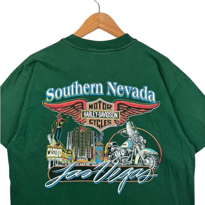 Vintage Harley Davidson Las Vegas Graphic T-Shirt