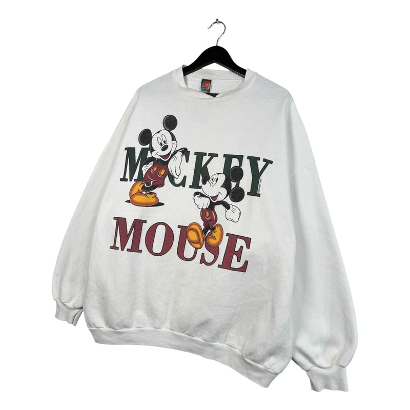 Vintage Disney Mickey Mouse Chest Spellout Crewneck