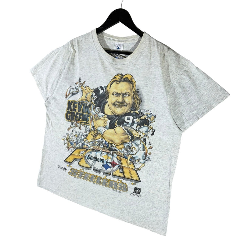 Vintage Pittsburgh Steelers Kevin Greene NFL Player T-Shirt 90s