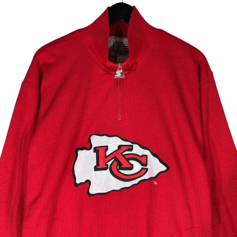 Vintage Starter Kansas City Chiefs Chest Logo NFL Crewneck