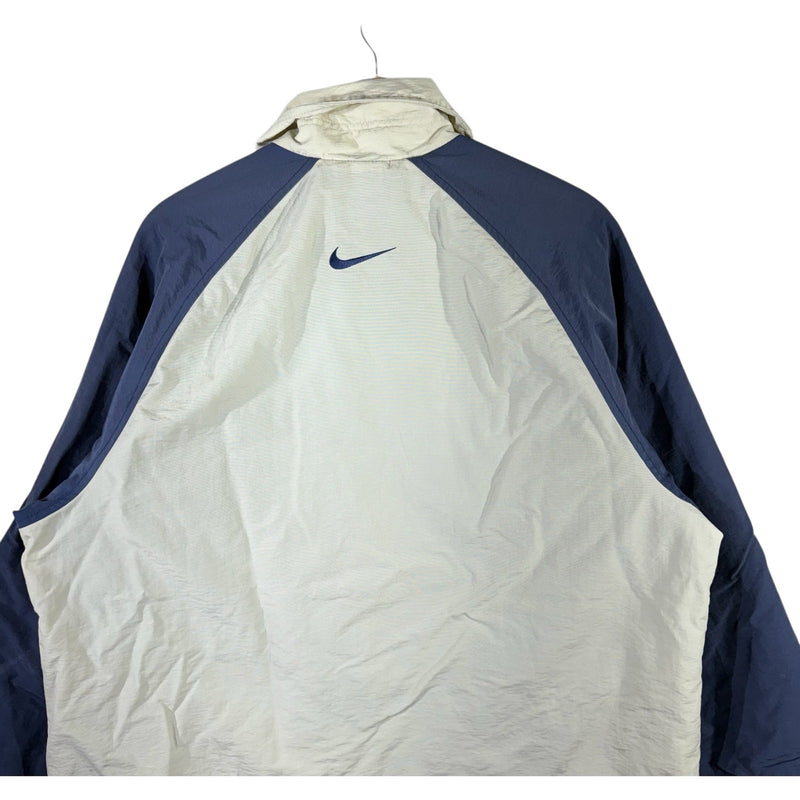 Vintage Nike Collared Mini Swoosh Logo Color Block Windbreaker