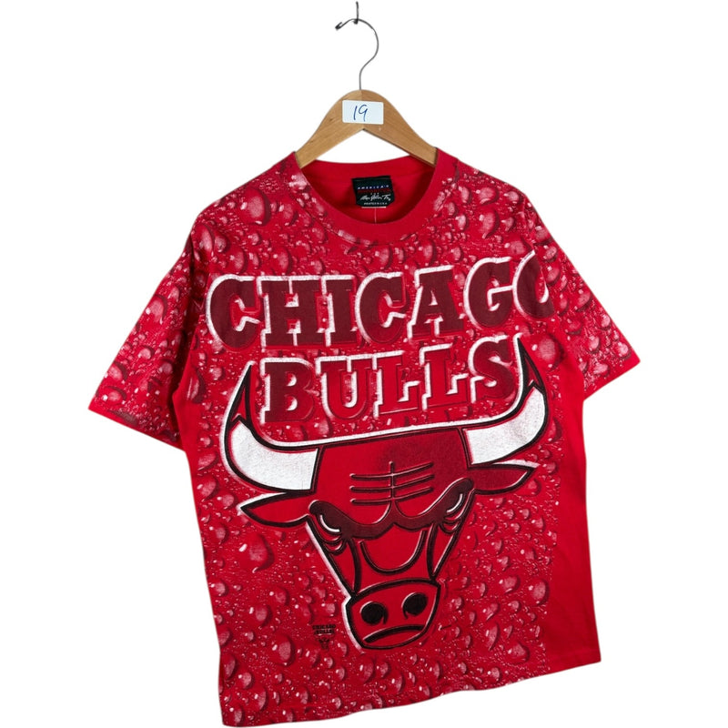 Vintage Magic Johnson T's Chicago Bulls AOP NBA T-Shirt