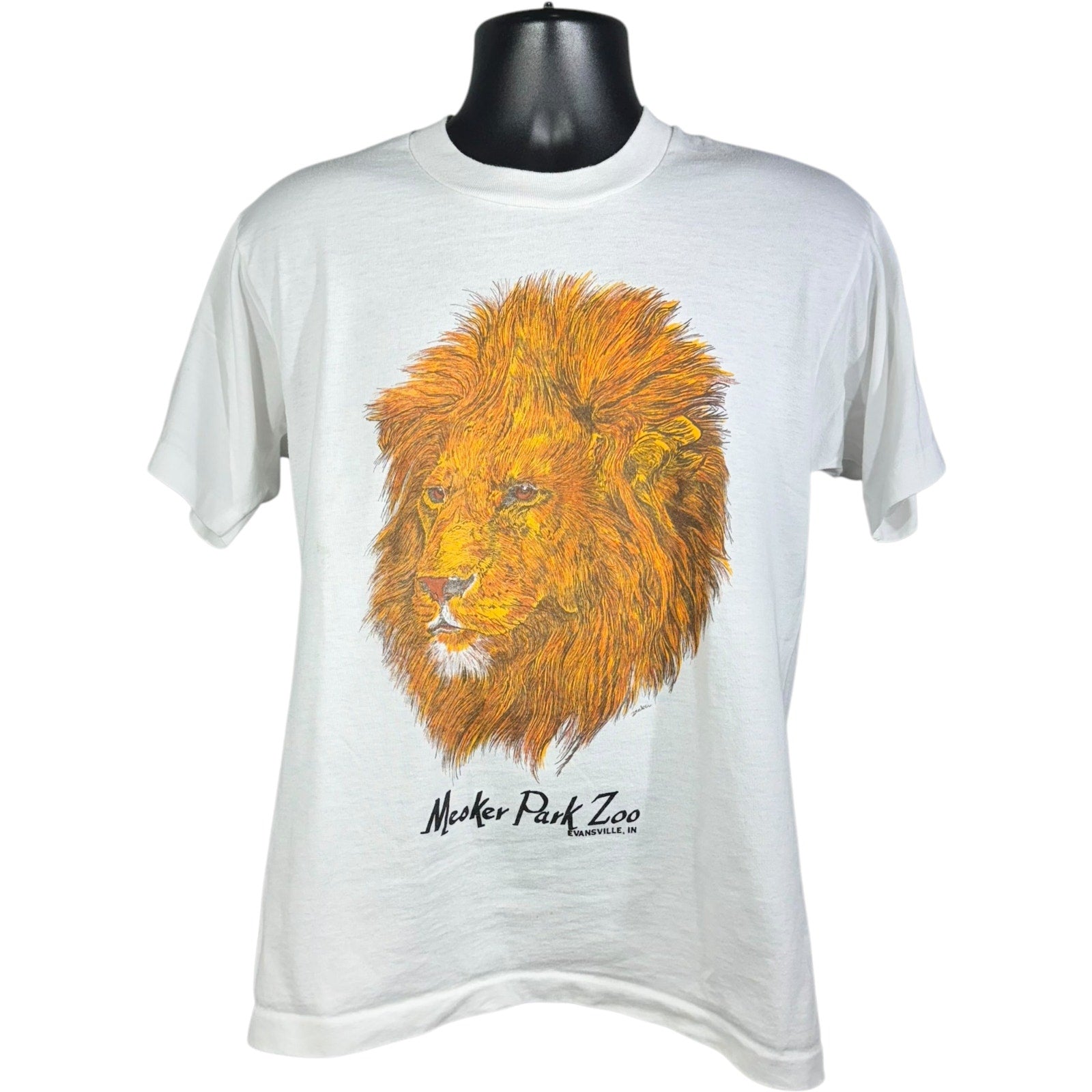 Vintage Meoker Park Zoo Lion Tee