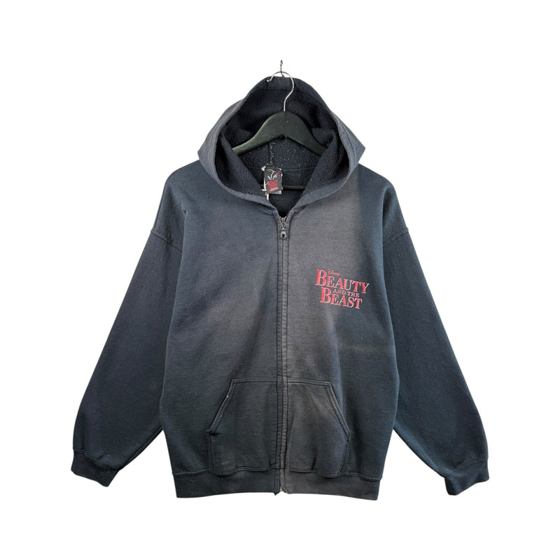Vintage Disney Beauty And The Beast Full Zip Hoodie