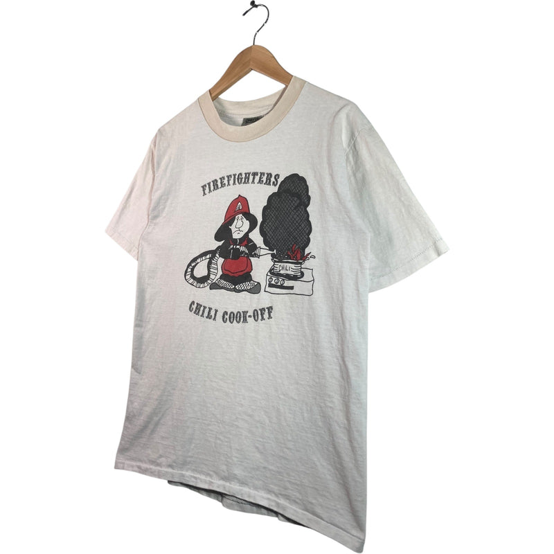 Vintage Firefighters Chili Cook-Off T-Shirt