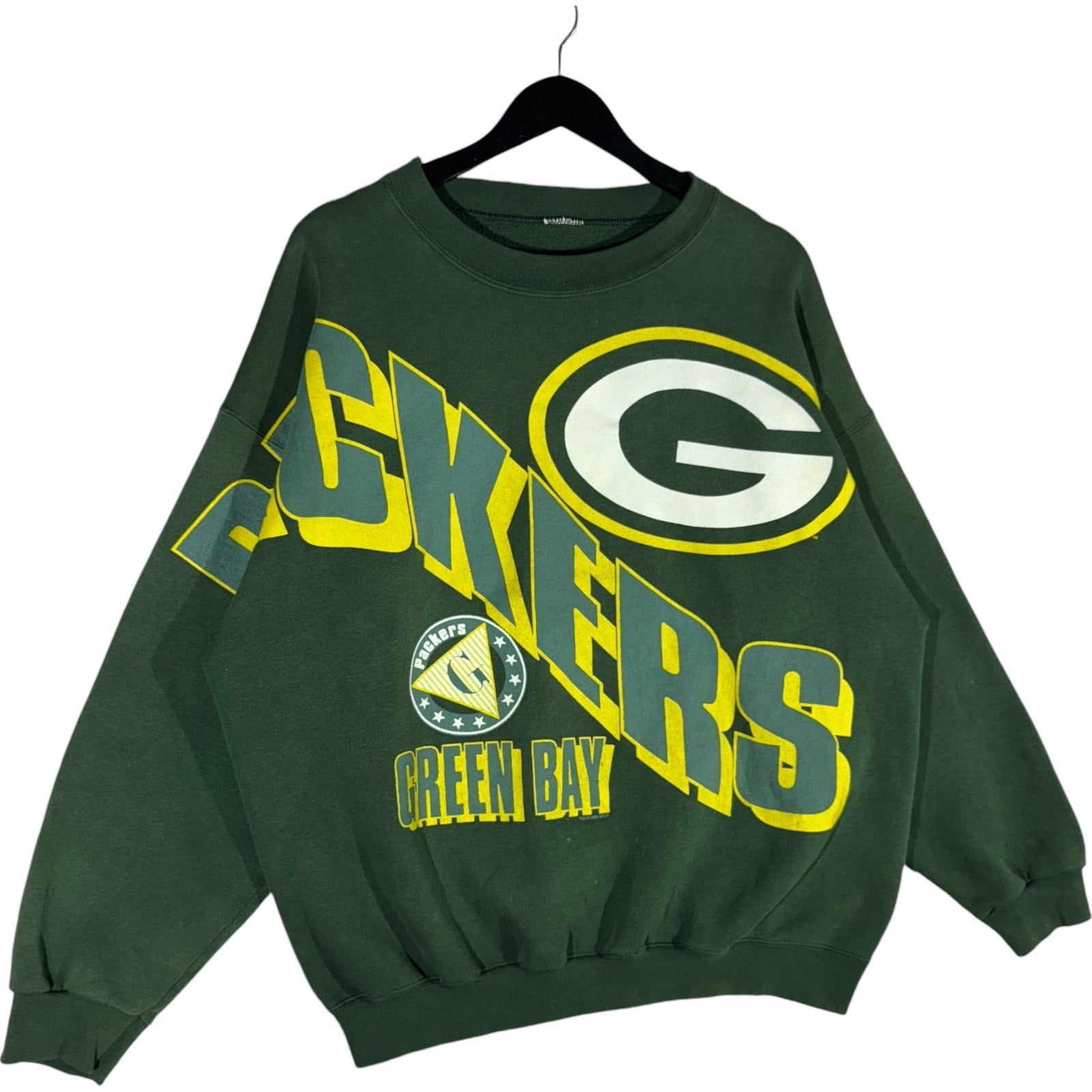 Vintage Green Bay Packers Spellout Crewneck