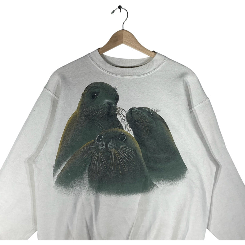 Vintage Seal Pups Crewneck