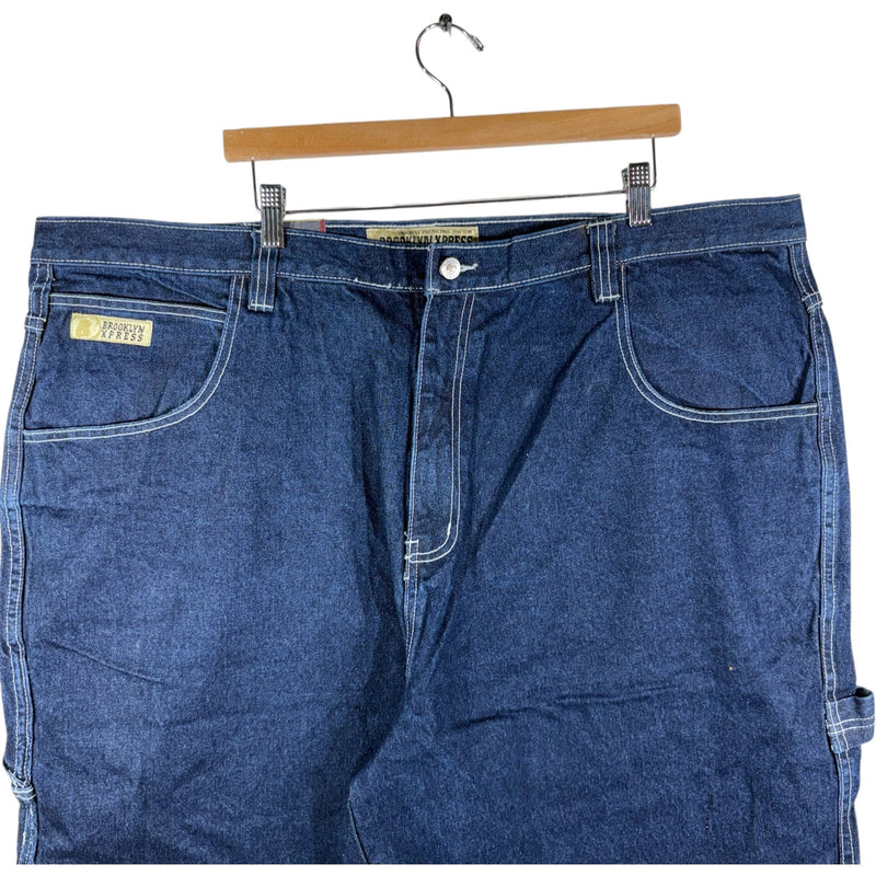 Vintage Brooklyn Xpress Baggy Denim Shorts 46 NWT