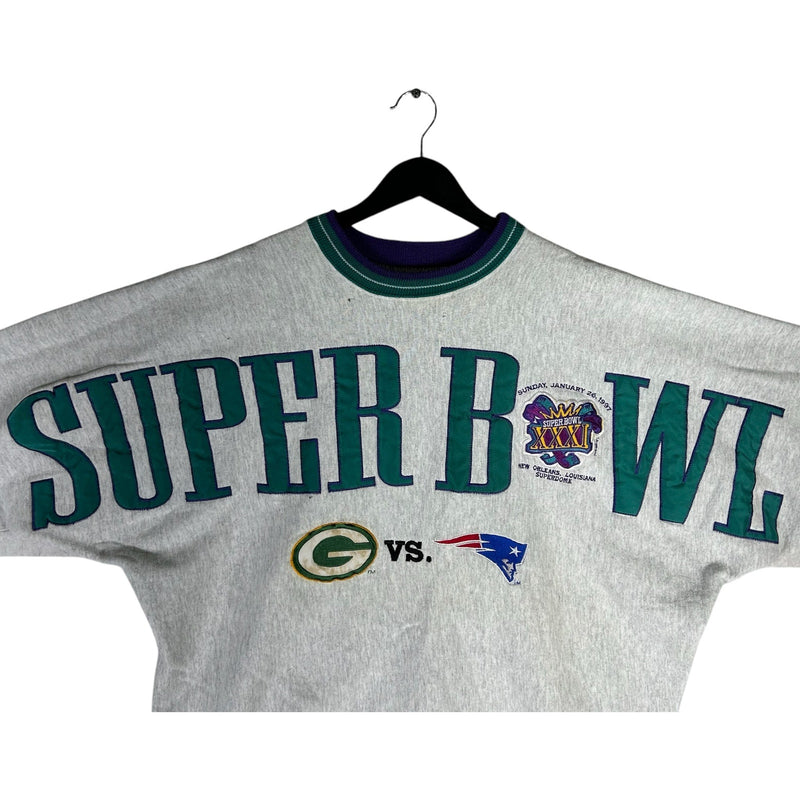 Vintage Legends Athletic Super Bowl 31 Spellout Crewneck 90s