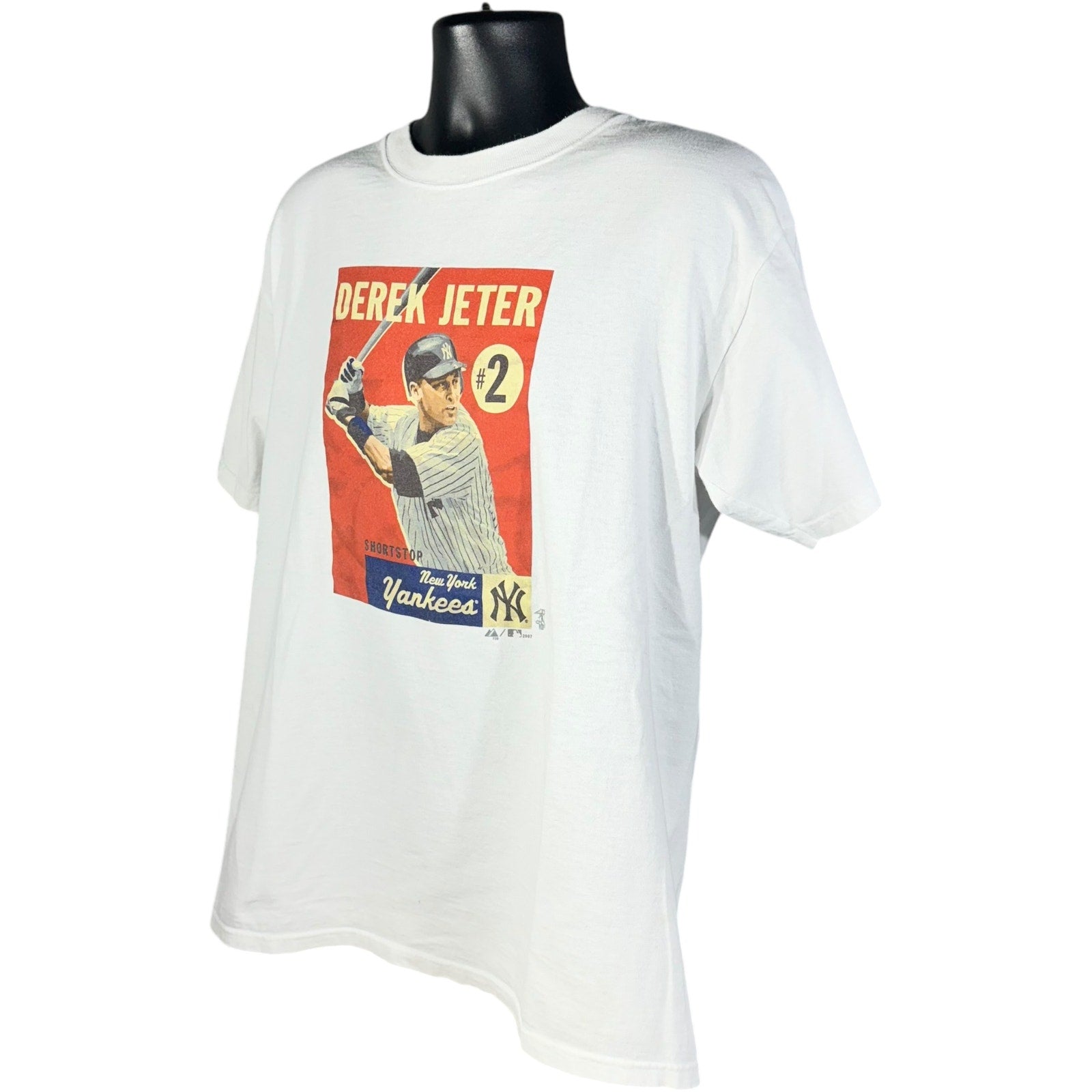 Vintage Majestic Derek Jeter New York Yankees MLB Tee