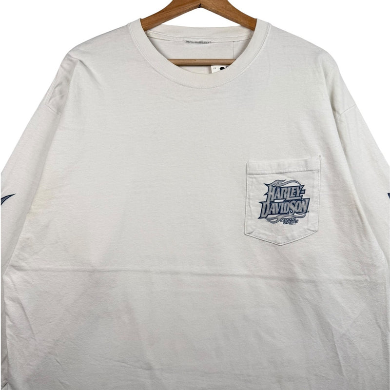Vintage Harley Davidson Power Keg Mason Ohio Long Sleeve T-Shirt