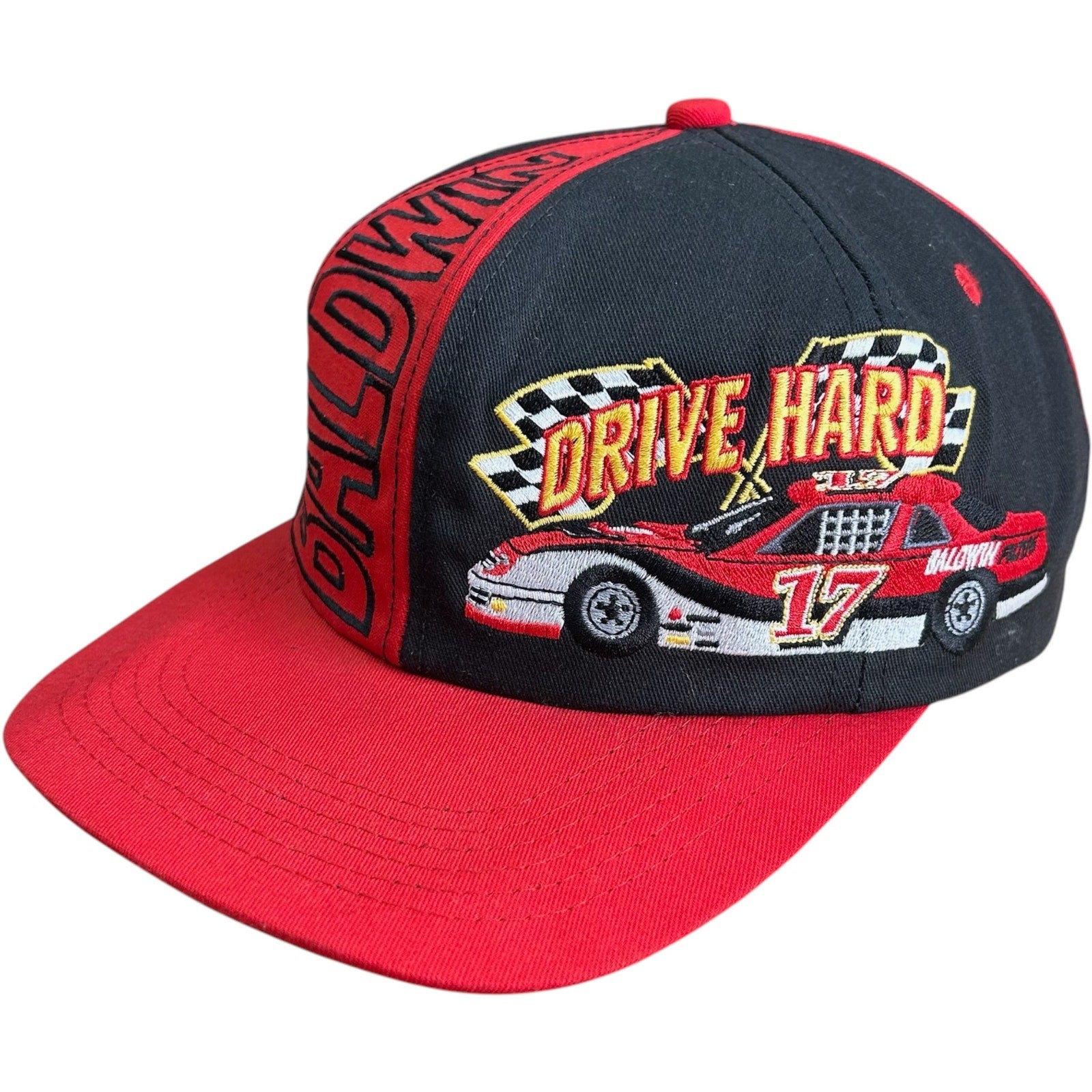 Vintage Baldwin "Drive Hard" Racing Snapback Hat