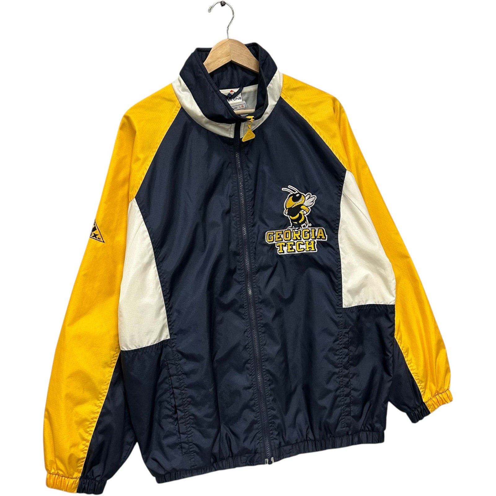 Vintage Georgia Tech University Yellow Jackets Windbreaker