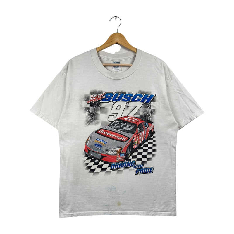 Vintage Kurt Busch #97 NASCAR Racing T-Shirt