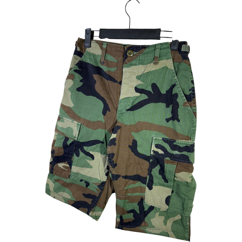 Vintage Cargo Camouflage Utility Shorts