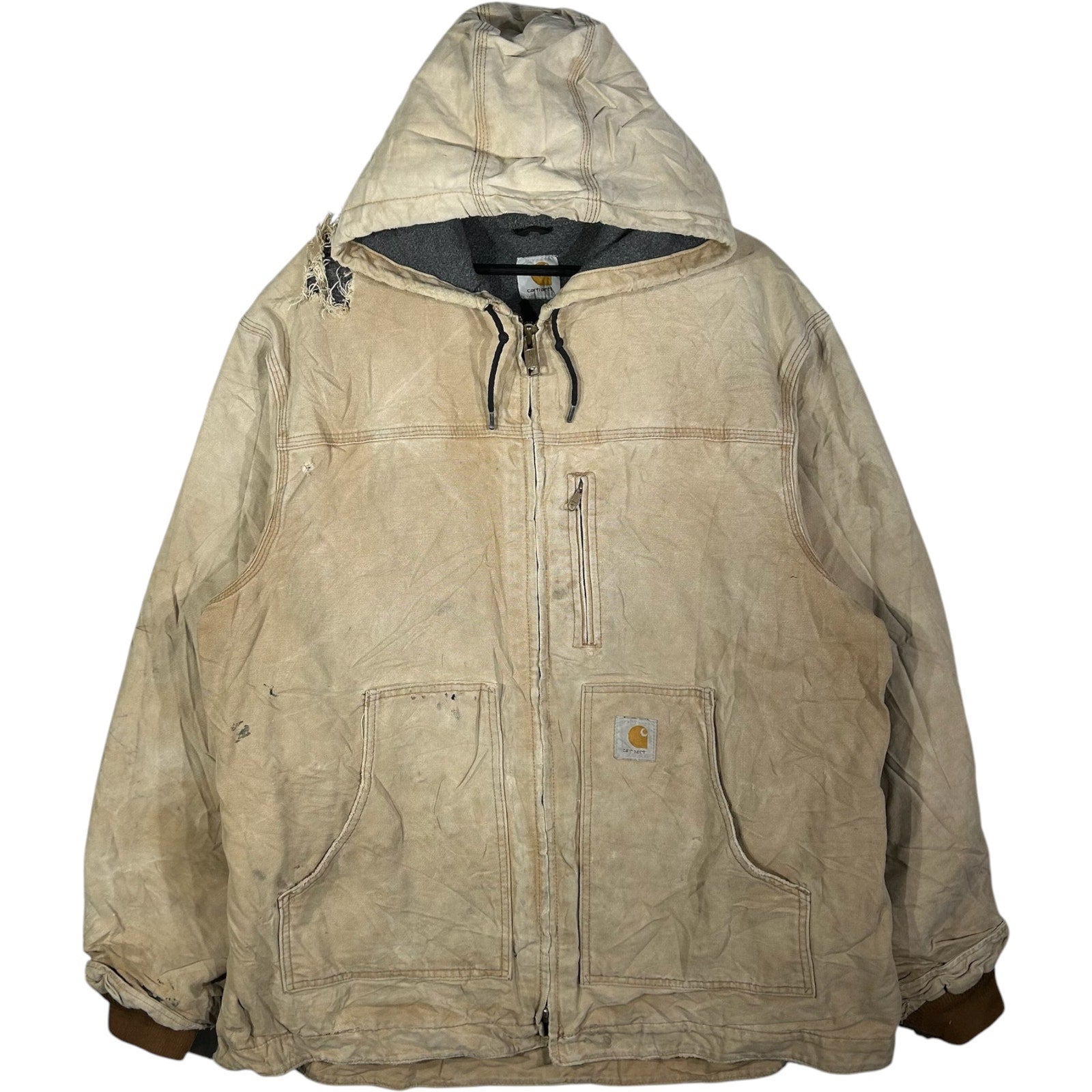 Vintage Carhartt Hooded Workwear Jacket