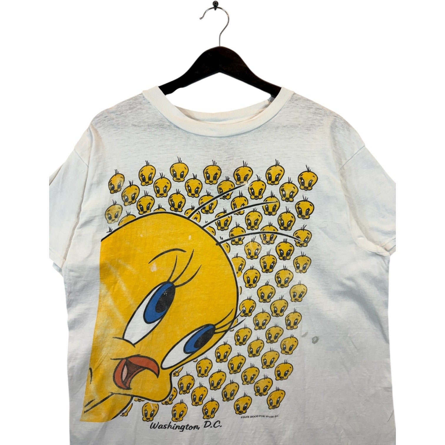 Vintage Tweety Bird Allover Print T-Shirt