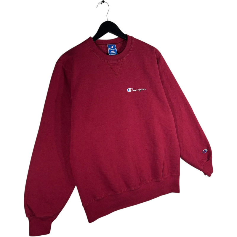 Vintage Champion Spellout Logo Crewneck 90s