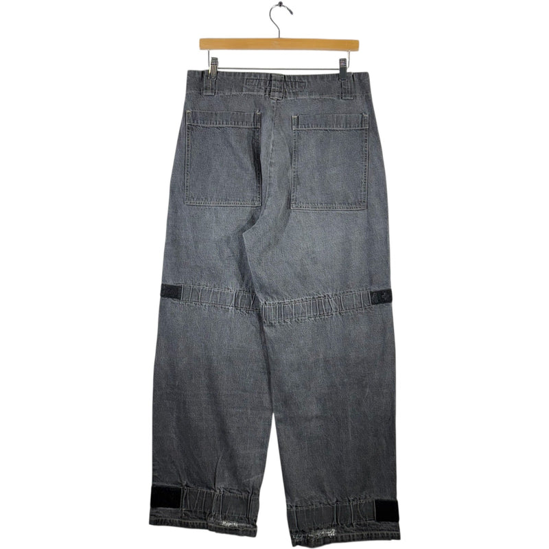 Vintage Girbaud Wide Leg Denim Jeans 35 x 30